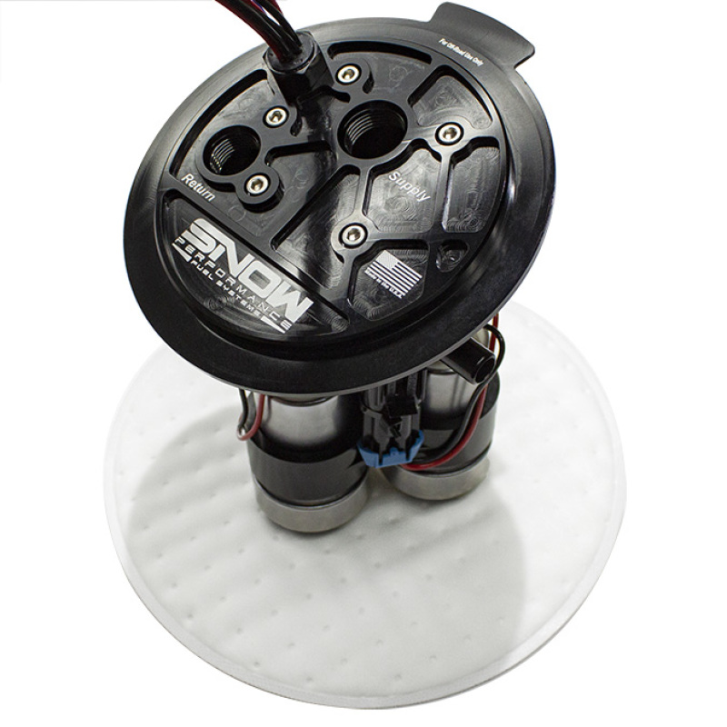 Dodge Redeye Fuel Hat - Snow Performance - Max Flow, Triple Pump - Black - `15-`27